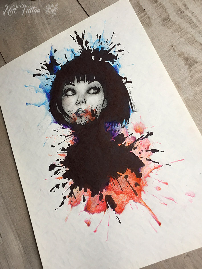Woman Watercolor €350