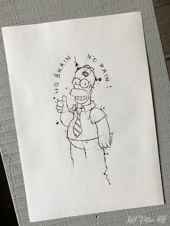 Homer Sketch €150
